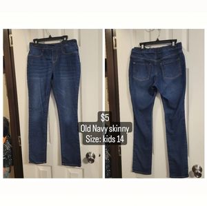 Old Navy jeans, kids size 14